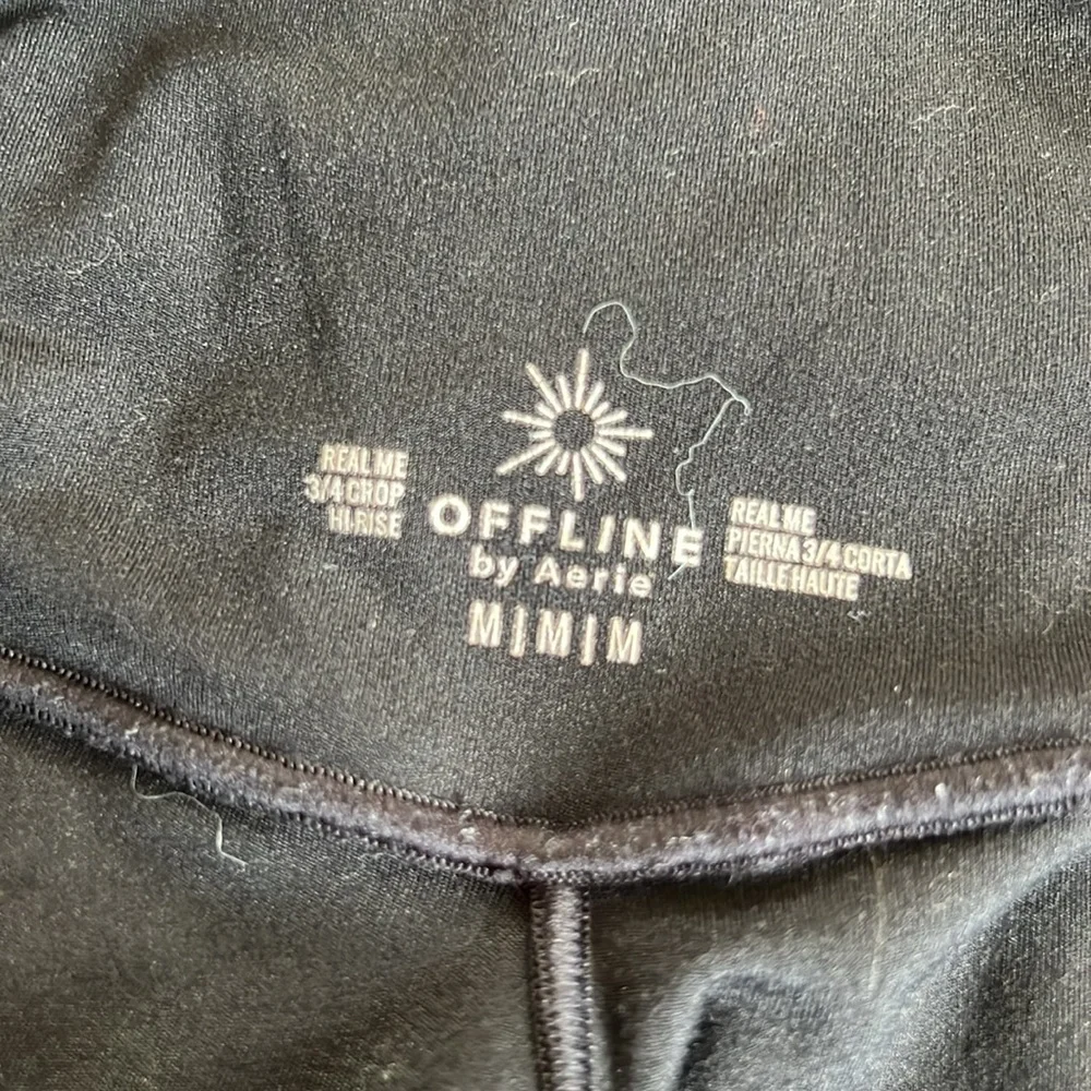 Offline by Aerie Real Me High Waisted Cropped Crossover Legging - Picture 4 of 4